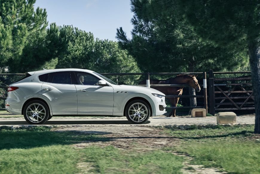 2017 Maserati Levante SUV Side View 2017 Maserati Levante SUV Side View
